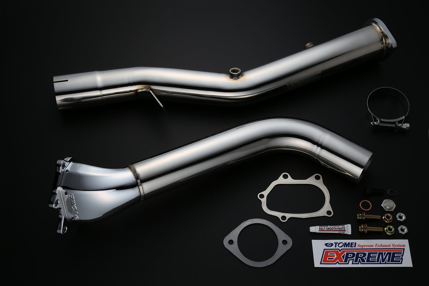 TOMEI EXPREME Straight Down Pipe for WRX/STI '08 - '14 USDM Ver.2: Unleash Your Ride's Potential!