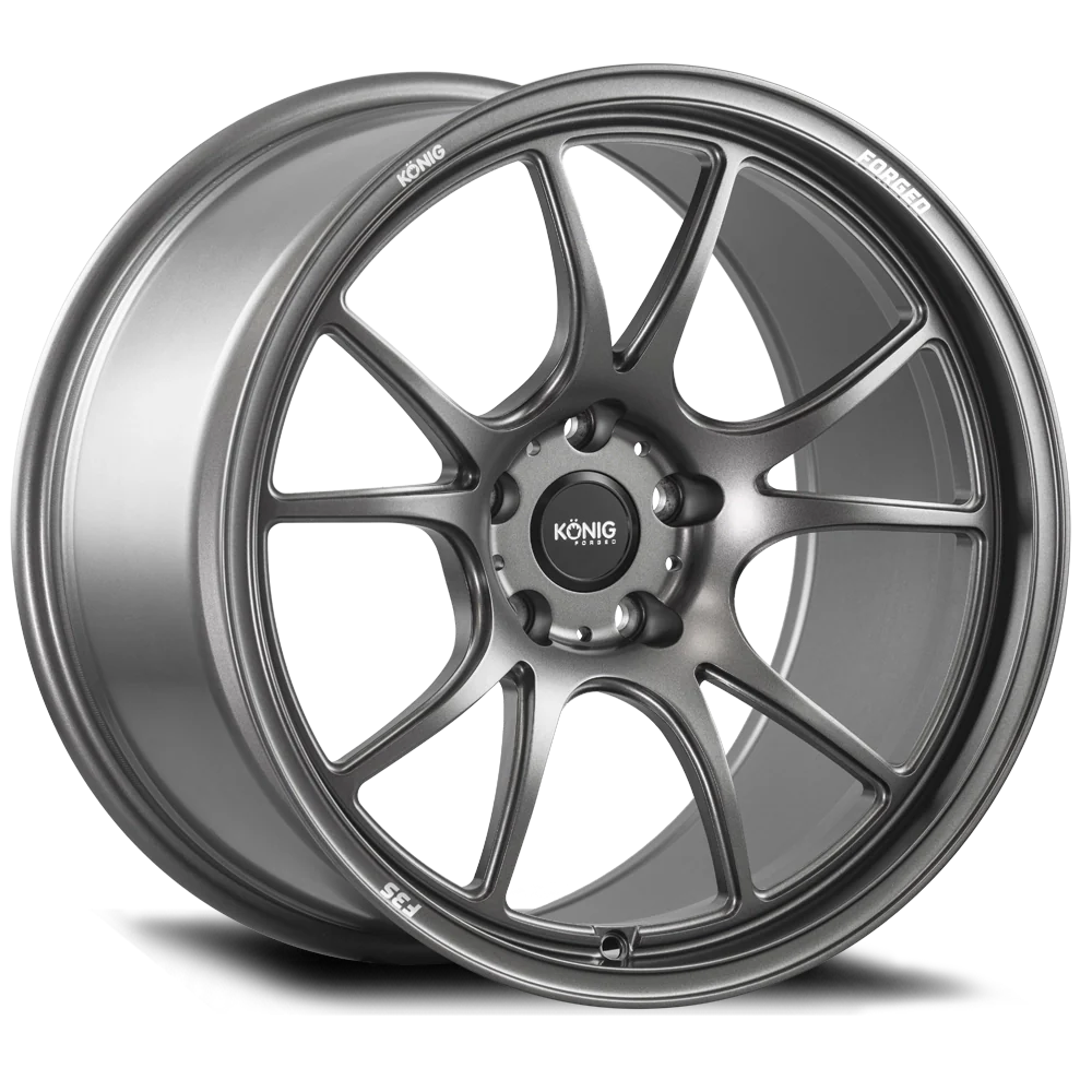 KONIG FORGED F3S - Stunning 18x9.5 Wheels in Satin Charcoal