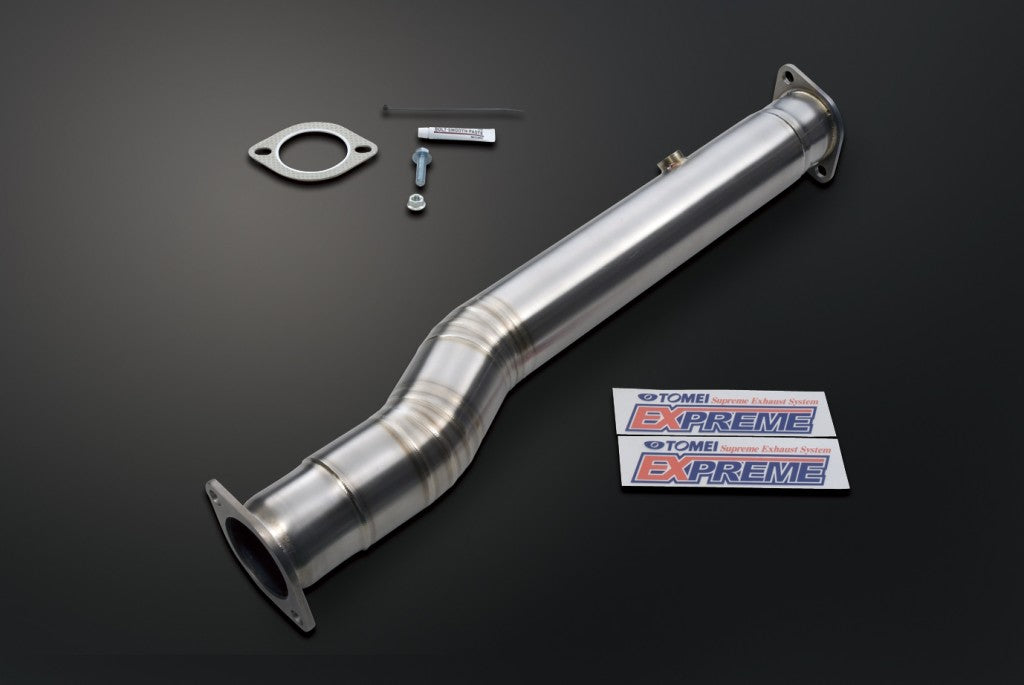 TOMEI EXPREME Ti Titanium Cat Straight Pipe - The Ultimate Upgrade for EVO10 4B11!