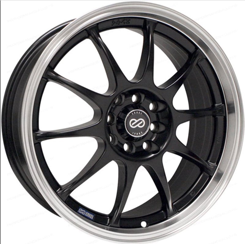 Get the Stunning ENKEI J10 16x7 Black-Painted Wheels Now!
