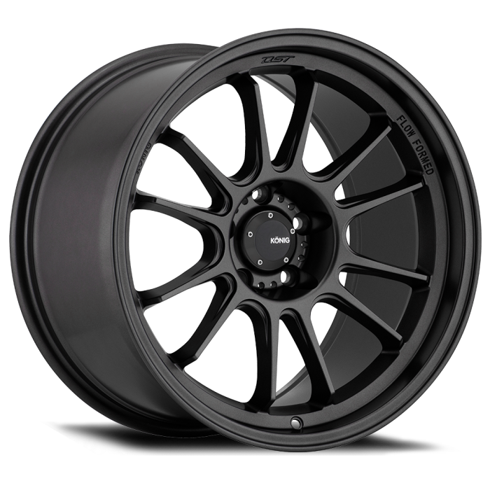 KONIG HYPERGRAM 18x12 5X114.3 ET20  Matte Black